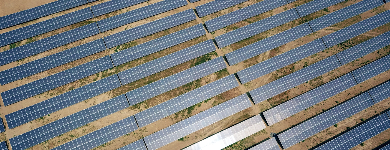 Ground-mounted solar installation at Kalburgi, Karnataka